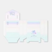 パステルパーソナライズされたユニコーン |ありがとうございます フェイバーボックス (折り畳みなし)