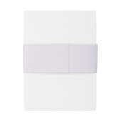 パステルパーソナライズされた薄紫結婚ズ 招待状ベリーバンド (裏面例)