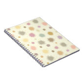 パステルパーティーの花粉 - シームレスなパターン。 ノートブック (右側)