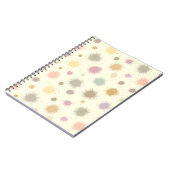 パステルパーティーの花粉 - シームレスなパターン。 ノートブック (左側)