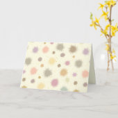 パステルパーティー花粉 – シームレスパターン。 カード (黄色い花)