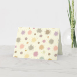 パステルパーティー花粉 – シームレスパターン。 カード