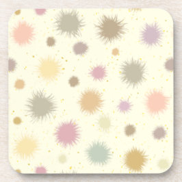 パステルパーティー花粉 – シームレスパターン。 コースター