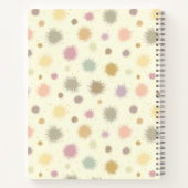 パステルパーティー花粉 – シームレスパターン。 ノートブック (裏面)
