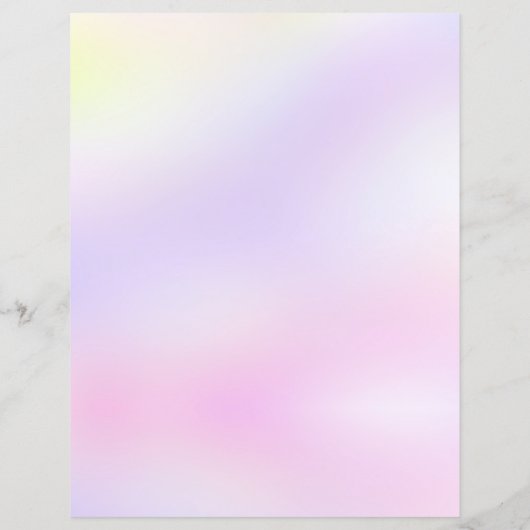 パステルパープルとピンクの文房具 (裏面)