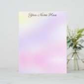 パステルパープルとピンクの文房具 (スタンド正面)