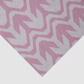 パステルパープルとブルーダブル波パターン 薄葉紙 (詳細)