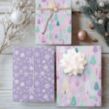 パステルパープルのクリスマス