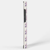 パステルパープルの装飾カラフルタイル SAMSUNG GALAXYケース (右側面)