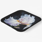 パステルパープルアイリスブロッサム ペーパープレート (傾斜あり)