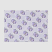 パステルパープルアイリスマザーズデイティッシュペーパー 薄葉紙 (正面)