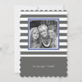 パステルパープルウォーターカラーフローラ | 母の日 カード (裏面)