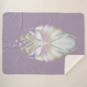 パステルパープルオラクル シェルパブランケット (正面(横))