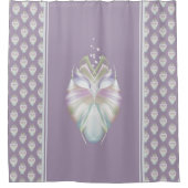 パステルパープルオラクル シャワーカーテン (正面)