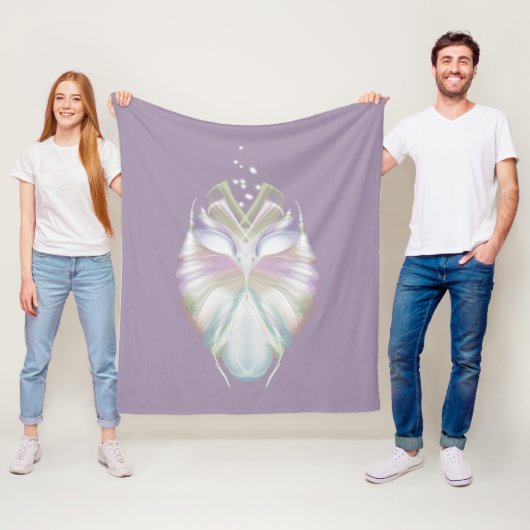 パステルパープルオラクル フリースブランケット (インサイチュ)