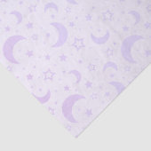 パステルパープルクレセントムーンズアンドスターズハロウィーン 薄葉紙 (詳細)