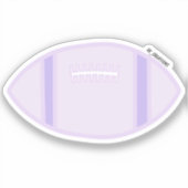 パステルパープルサッカー シール (正面)