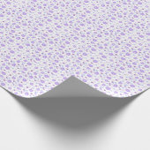 パステルパープルデイジー ラッピングペーパー (角)