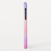 パステルパープルピンクブルーモノグラム名 Case-Mate iPhoneケース (裏面/左)