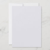 パステルパープルブルーバラエレガントフローラ結婚ズ 招待状 (裏面)