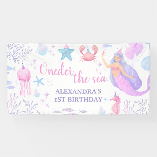 パステルパープルマーメイドオンダザシーガール1st 横断幕 (横)