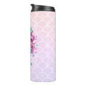 パステルパープルマーメイド誕生日アンダーザシーパーティー タンブラー (回転右)