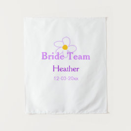 パステルパープル花花花花花花嫁チームboho mo タペストリー