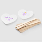 パステルパープル花花花花花花嫁チームboho mo ハンドファン (組立なし)