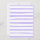 パステルパープル&ブルーフローラパンプキンス秋スウィート16 招待状 (裏面)