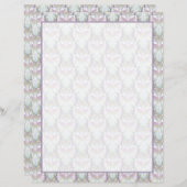 パステルパープルOracleフクロウパターン (正面/裏面)