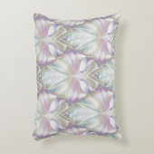 パステルパープルOracleフクロウパターン アクセントクッション (正面(垂直))