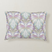 パステルパープルOracleフクロウパターン アクセントクッション (裏面)