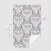 パステルパープルOracleフクロウパターン ゴルフタオル (インサイチュ)