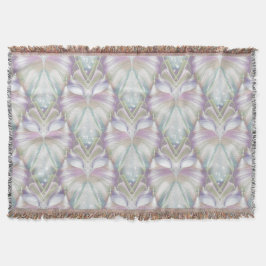 パステルパープルOracleフクロウパターン スローブランケット