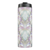 パステルパープルOracleフクロウパターン タンブラー (正面)