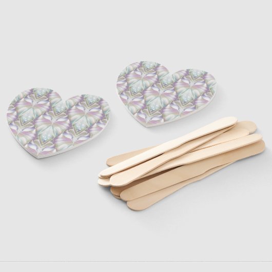 パステルパープルOracleフクロウパターン ハンドファン (組立なし)