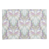 パステルパープルOracleフクロウパターン 枕カバー (正面右)