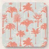 パステルパームツリーパターン コースター (正面)