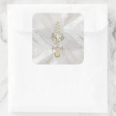 パステルパールウナロメロータスシンボル スクエアシール (バッグ)