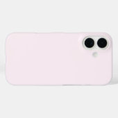 パステルパールピンクホワイト単色 Case-Mate iPhoneケース (裏面 (横))