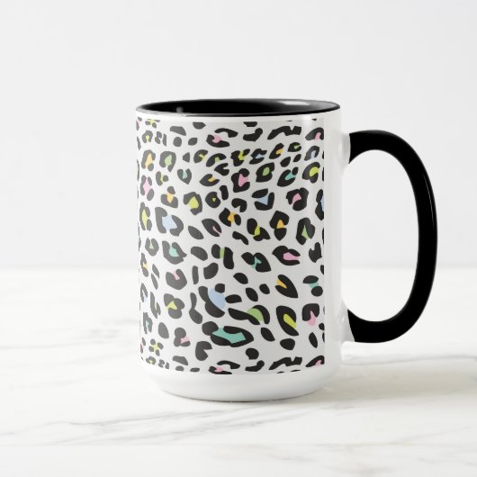パステルヒョウのスポットパターン マグカップ (右)