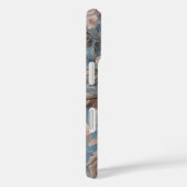 パステルビクトリアンブルーとピンクの花 Case-Mate iPhoneケース (裏面 / 右)