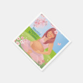 パステルビューティフルママベビーシャワー スタンダードカクテルナプキン (角)