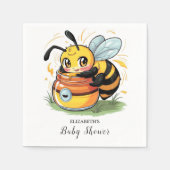 パステルビーお洒落ベビーシャワー スタンダードカクテルナプキン (正面)