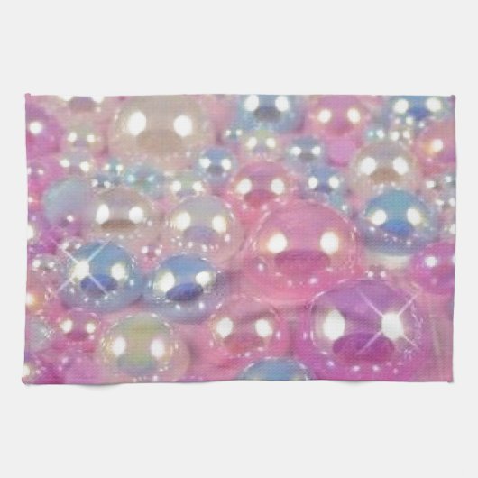 パステルビーズキッチンタオル キッチンタオル (横)