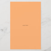 パステルビーチと花ベビーシャワービンゴゲーム (裏面)