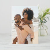 パステルビーチの陽気な写真 招待状 (スタンド正面)