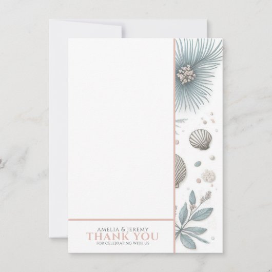 パステルビーチ保存日 サンキューカード (正面)