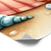 パステルビーチ子供部屋ポスター ポスター (角)