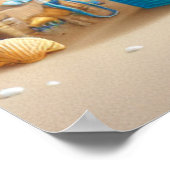 パステルビーチ子供部屋ポスター ポスター (角)